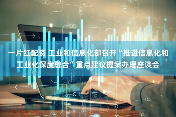 一片红配资 工业和信息化部召开“推进信息化和工业化深度融合”重点建议提案办理座谈会
